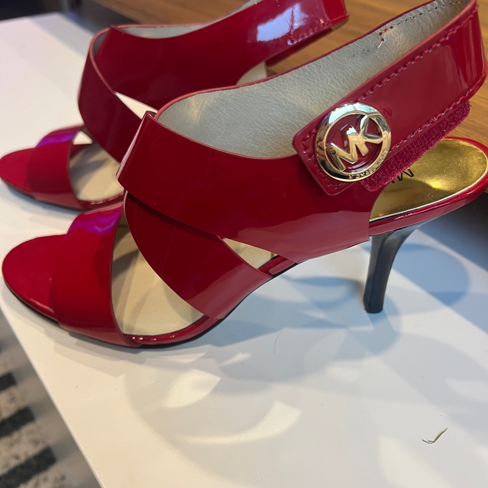Michael Kors Glossy Red Heels
